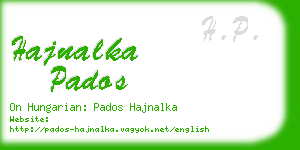 hajnalka pados business card